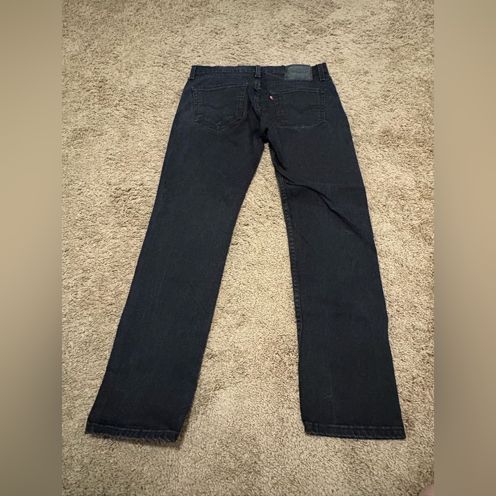 Levi's Men's Dark Blue Straight Jeans
